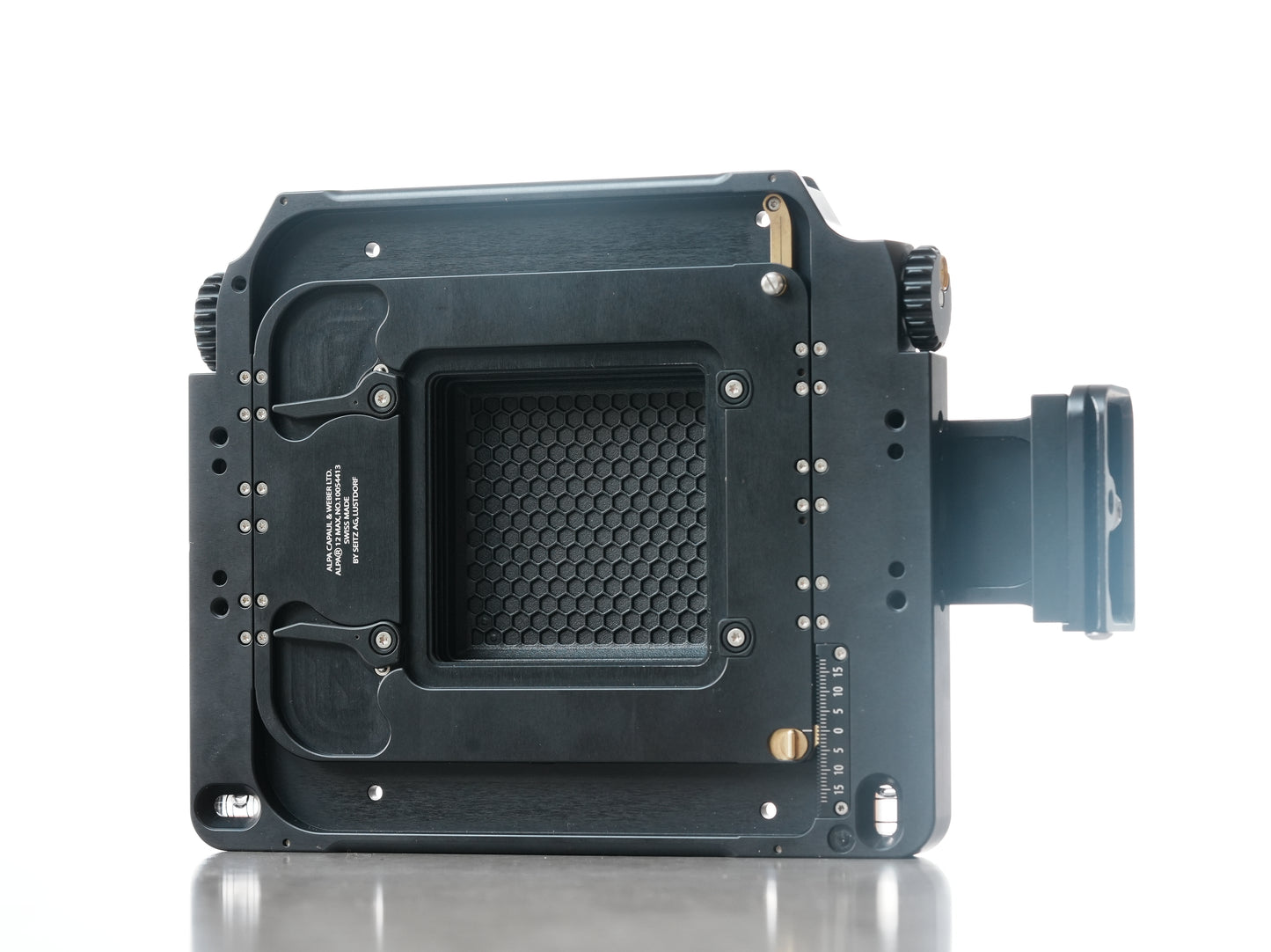 Alpa 12 Max Technical Camera with stitching adapter and body cover