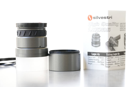 Silvestri focusing viewing magnifying loupe lupe 4x