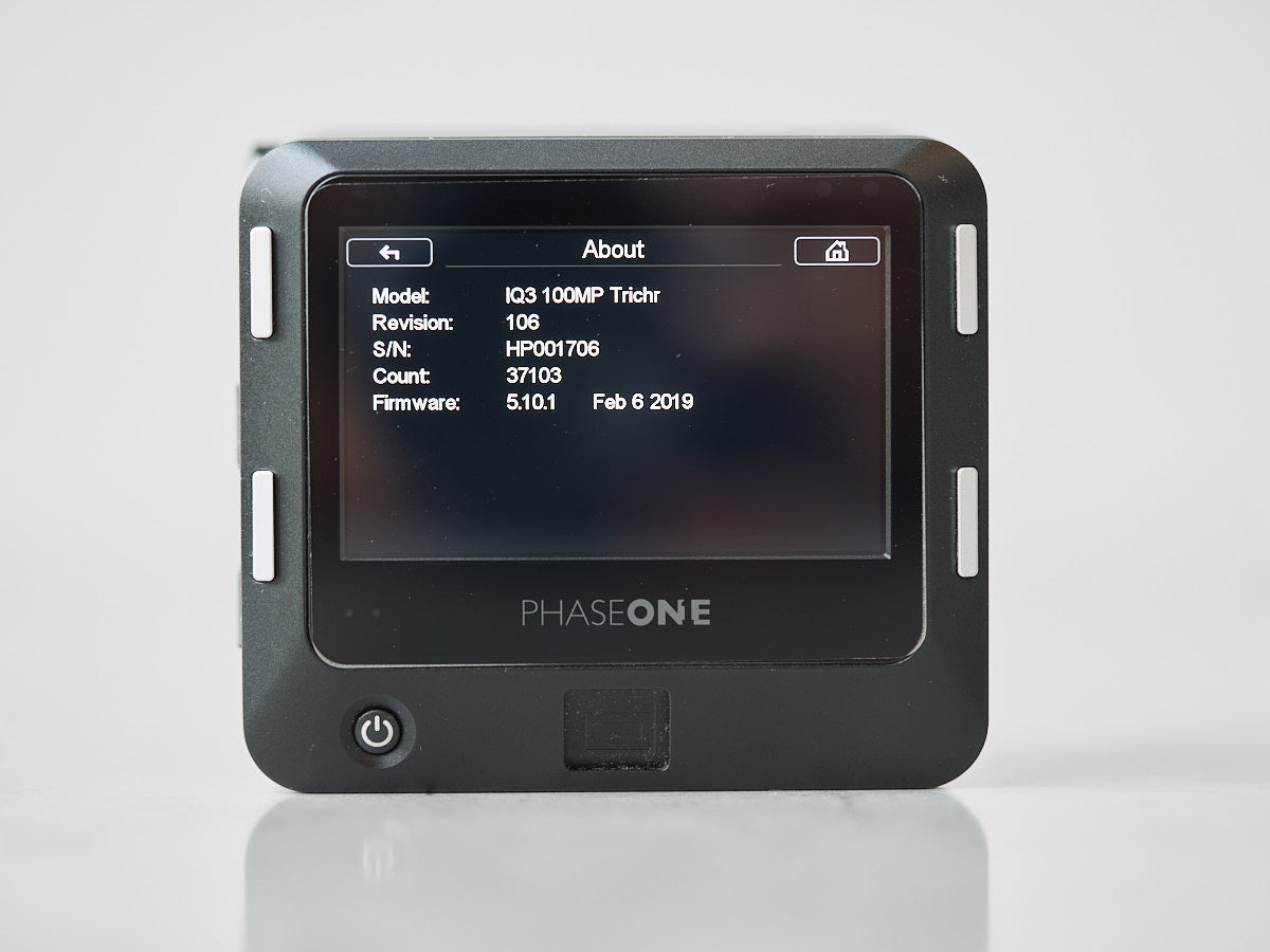 Phase One IQ3 100MP Trichromatic Digital Back